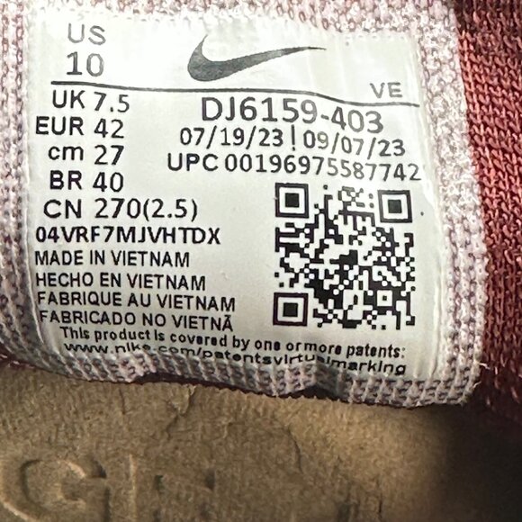 Women's Nike React Pegasus Trail 4 Trail Running Shoes Blue DJ6159-403 NEW Sz 10 - Picture 11 of 12